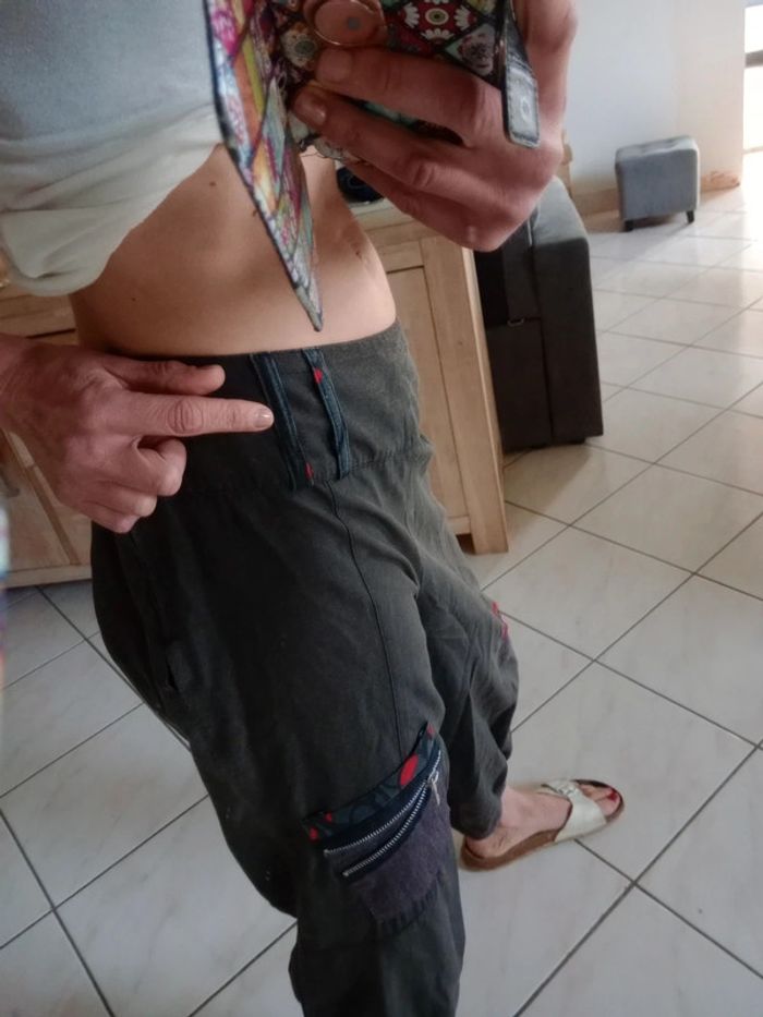 Pantacourt femme 42 fantaisie c54 - photo numéro 9