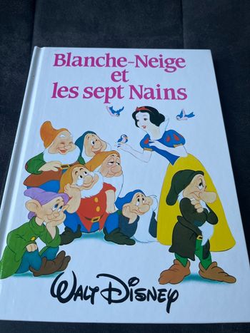 Livre Disney blanche neige France loisirs