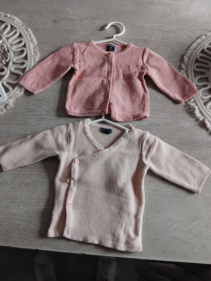 Lot de 2 gilet 1 mois