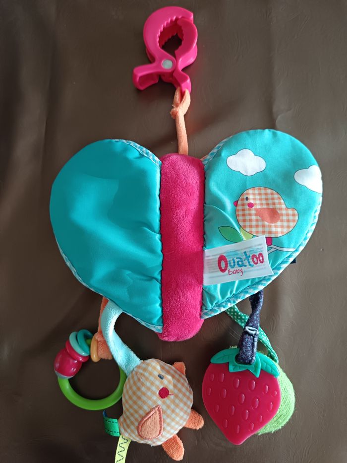 Jouet Coeur d'Eveil Ouatoo à Suspendre - photo numéro 2