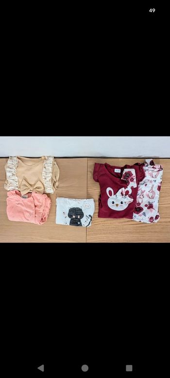 Lot vêtements fille 18 mois