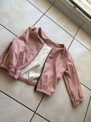 Veste courte rose xs