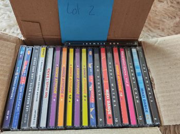Lot de 20 albums CD