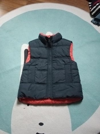 Doudoune sans manches réversible 3 ans