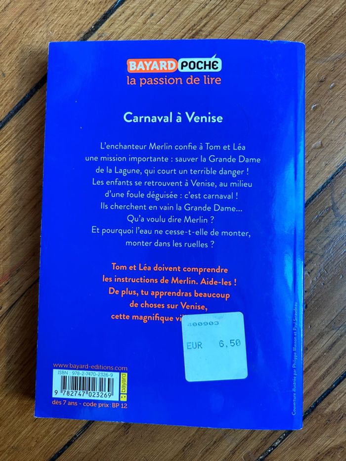 Livre la cabane magique carnaval à Venise Mary Pope Osborne - photo numéro 5