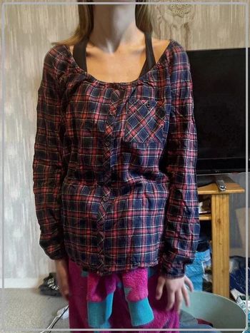 Blouse à carreaux manche longue taille 36 marque esprit