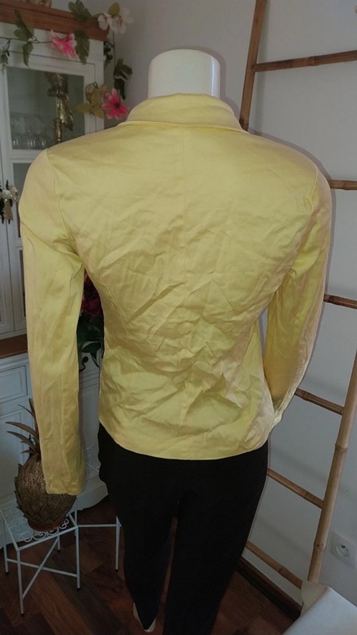 Blazer/ Veste excellent état by Kilky jaune taille S - photo numéro 7
