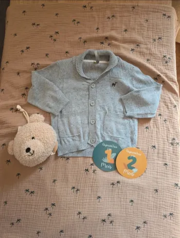 🧸 Gilet bébé garçon – 12 mois (marque orchestra)