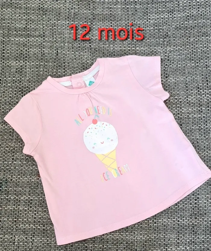 ● 12 mois ● Tee-shirt Neuf