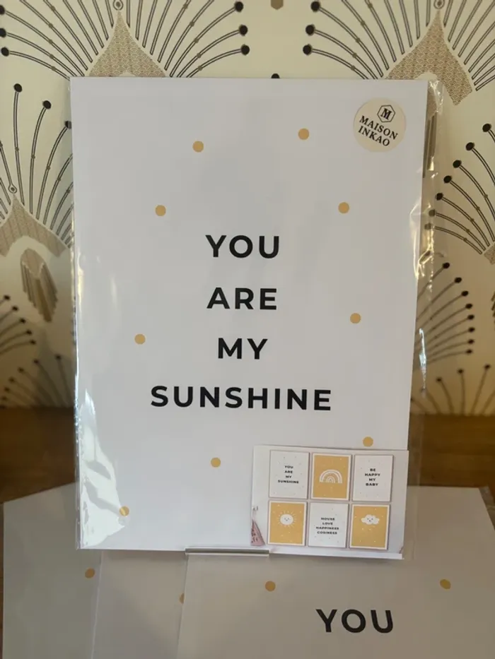 Affiches “Sunny Mood” pour chambre enfant