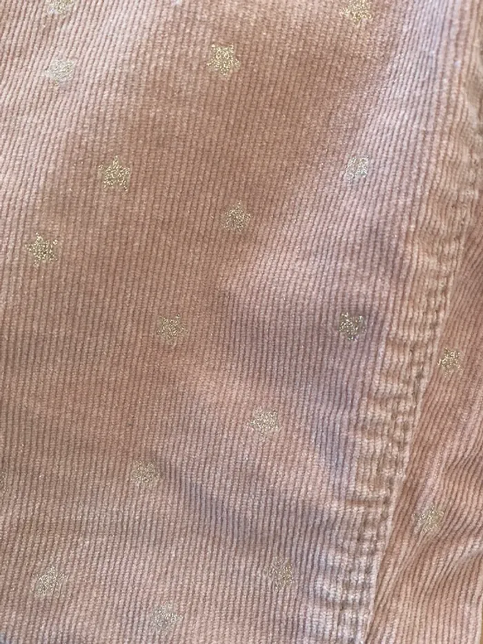 Pantalon slim kiabi rose étoile doré - photo numéro 4