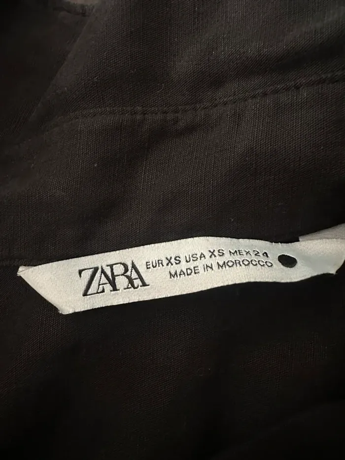 Chemise noire Zara - photo numéro 5