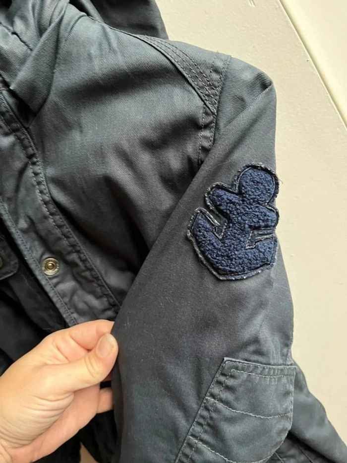 Manteau bleu marine Verbaudet 8 ans - photo numéro 2