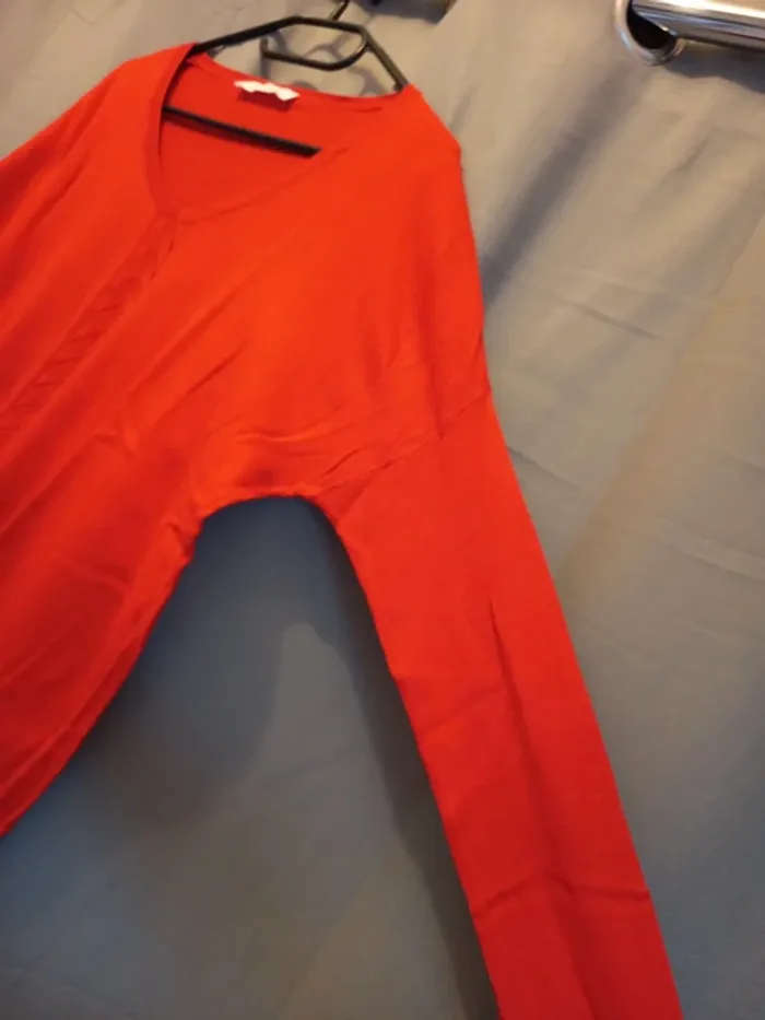 Pull fin orange Promod - photo numéro 3