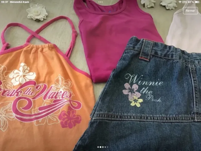 Lot vêtements fillette h et m disney - photo numéro 2
