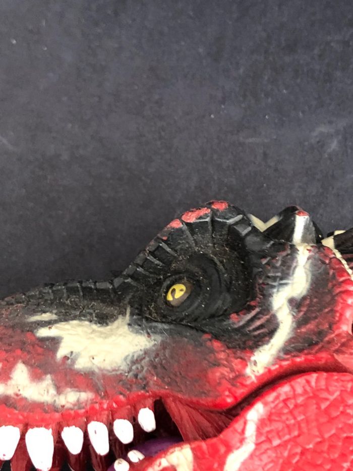 Imposant grande figurine dinosaure son et lumière chap mei 2008 Dino valley t-rexx - photo numéro 10