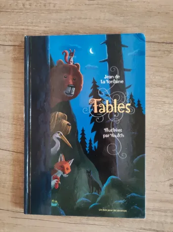 Livre pour enfants "fables" de Jean de La Fontaine