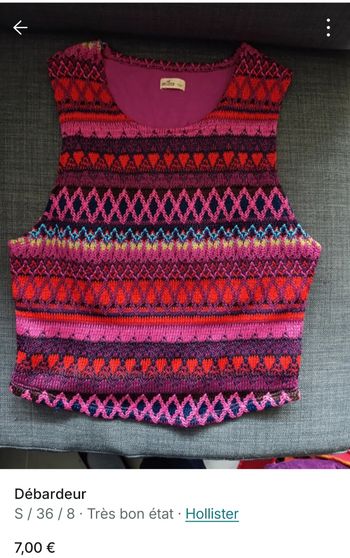 Débardeur et mini jupe Hollister