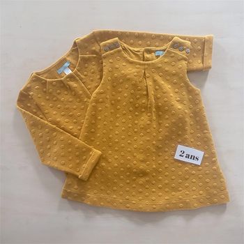 Robe + veste hiver obaibi - bébé fille 23 mois 86 cm