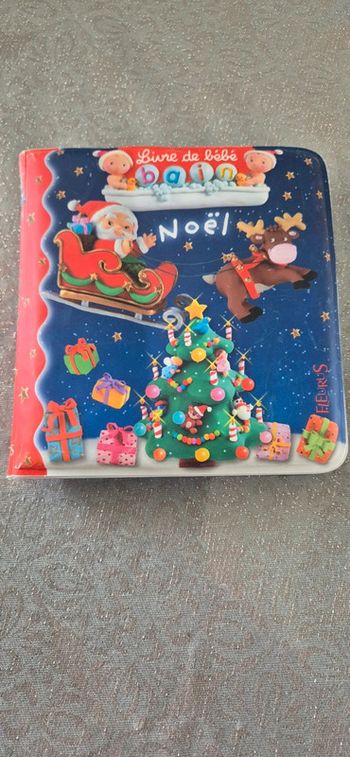 Livre de de bébé de bain de Noël fleurus