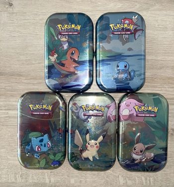 Artset 5x mini tin Ami de Kanto, bloc épée et bouclier