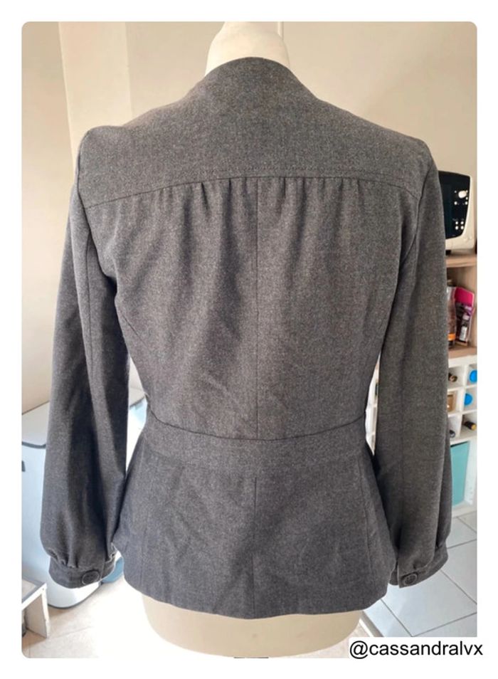 Veste grise en laine - Gérard Darel - photo numéro 4