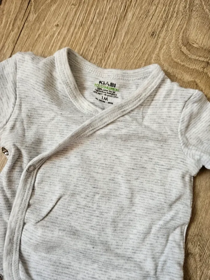 Lot de 2 bodie Kiabi - photo numéro 3