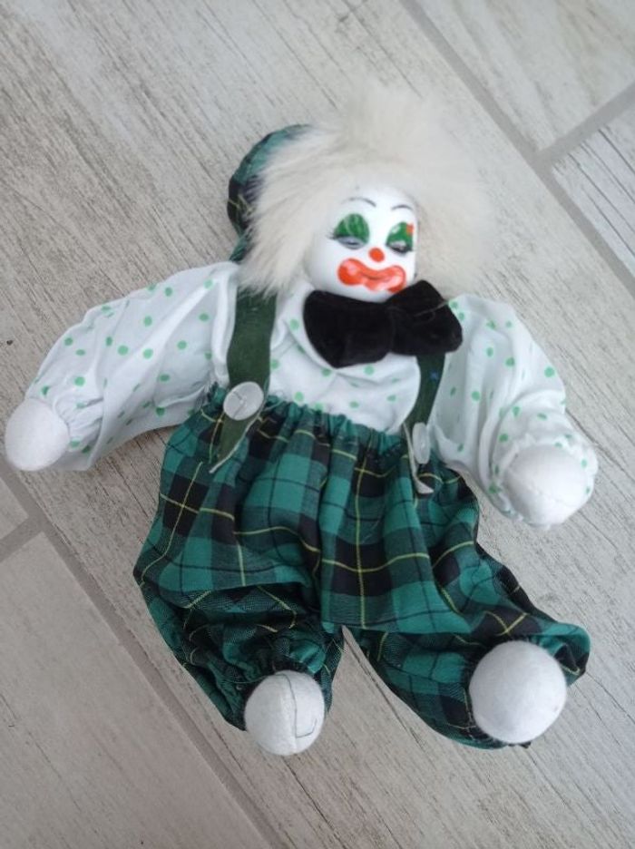 Clown en porcelaine - Vintage