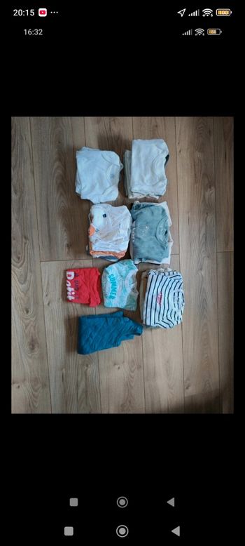 Vend lot de vêtements 3 mois