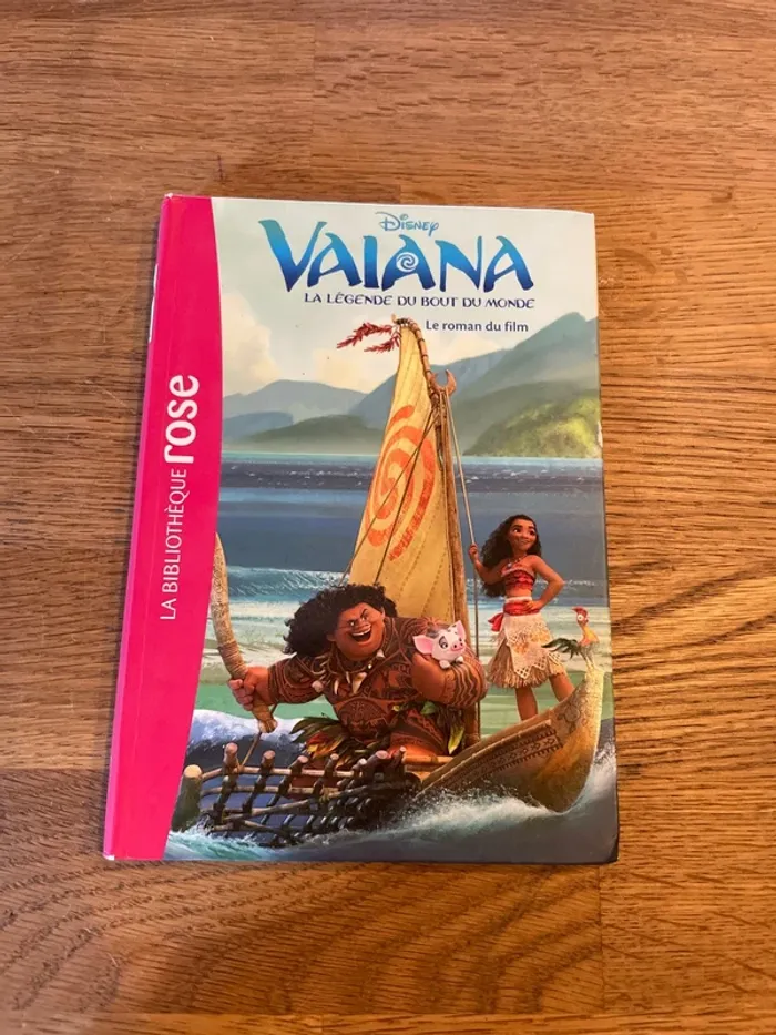 Livre La bibliothèque Rose Disney Vaiana La légende du bout du monde Le roman du film