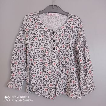 Blouse à fleurs 4ans