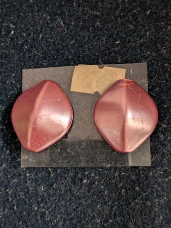 Boucles d'oreilles a clips nacrées