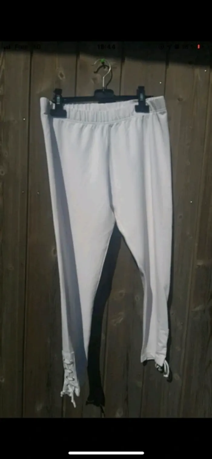 Legging corsaire 3/4 MSmode blanc taille L XL - photo numéro 3