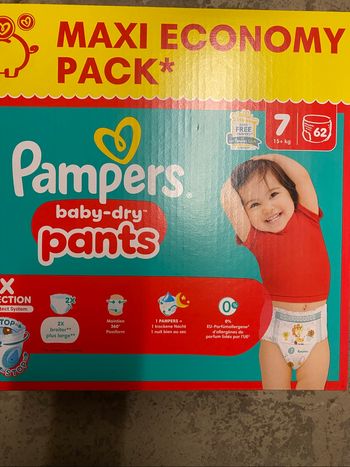 Pampers pants taille 7
