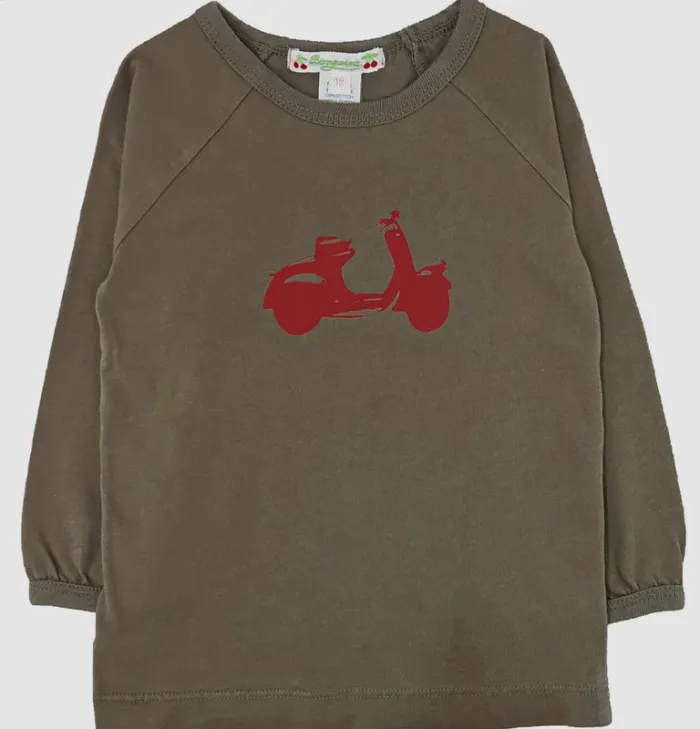 Bonpoint T-Shirt à manches longues 12 mois en coton