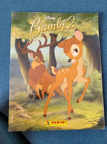 RARE Album Panini complet Bambi 2 Disney autocollants stickers Faon