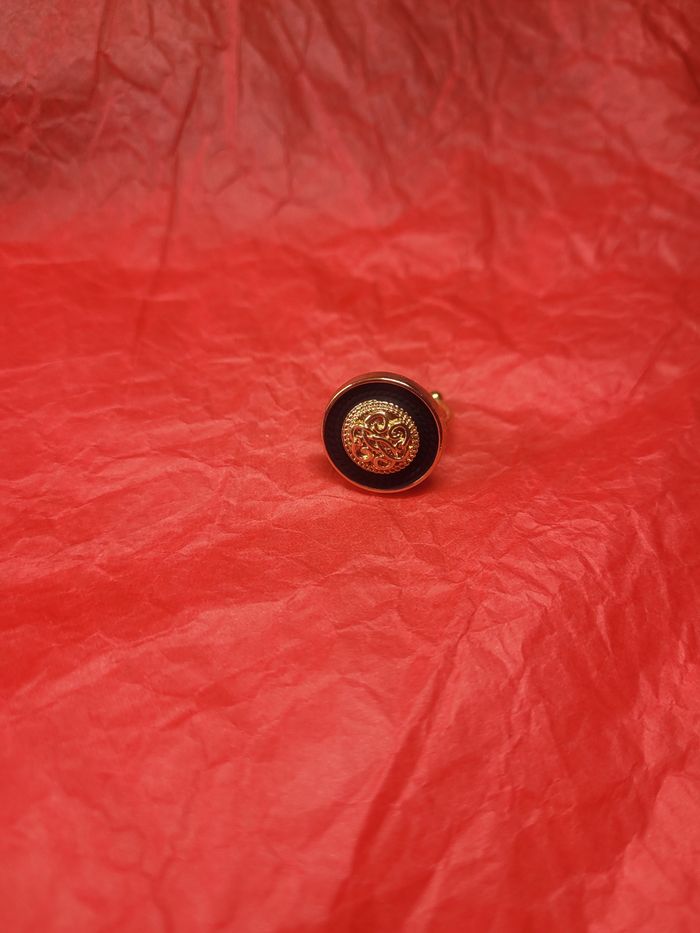 Bague ajustable upcyclé avec un joli bouton - photo numéro 4
