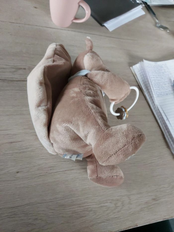 Doudou musical Ecureuil Castor Léon de Noukie s, - photo numéro 8