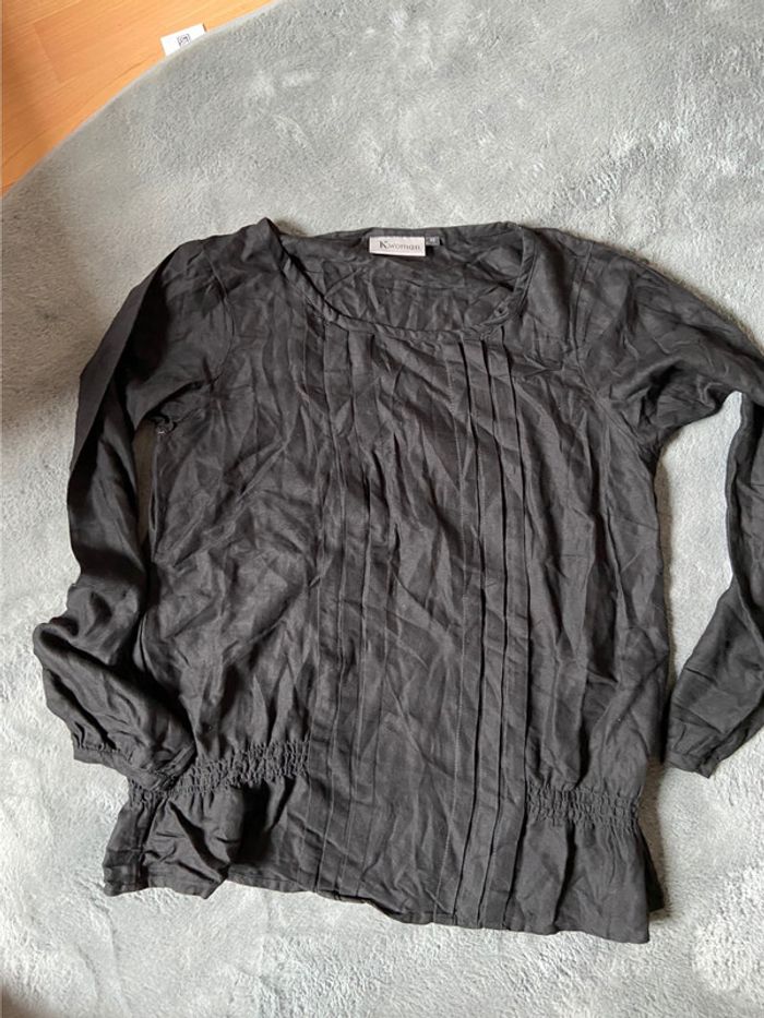 Blousekiabi noire 40