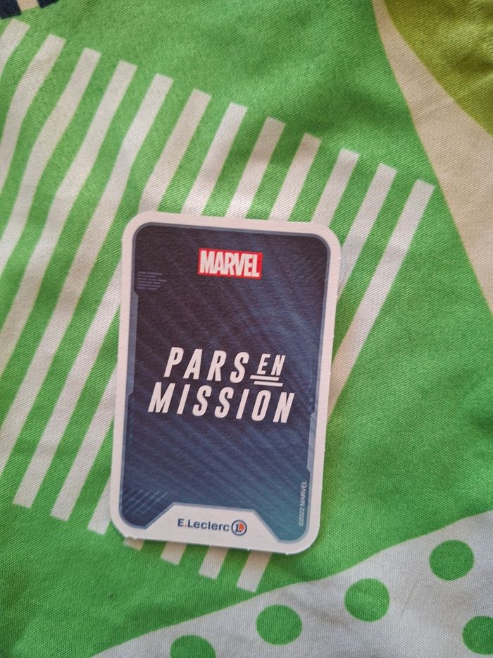 Carte Marvel pars en mission 004 - photo numéro 2