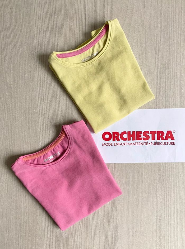 Lot 2 T-shirt manches courtes Orchestra 3 ans