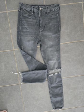 Jean skinny taille haute Hollister