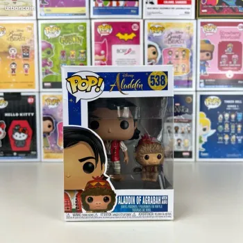 Figurine Funko Pop - Disney Aladdin / Aladdin of Agrabah with Abu #538