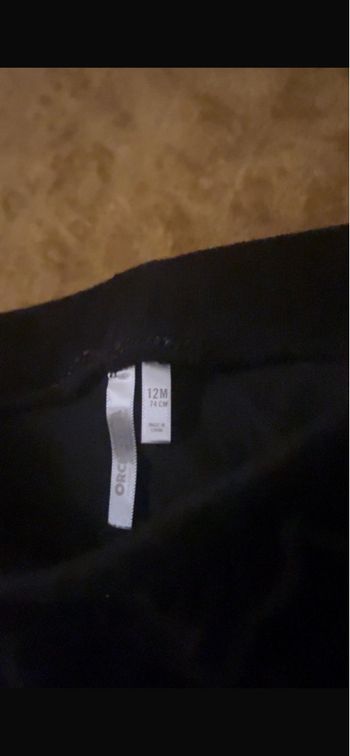 Pantalon velour bébé