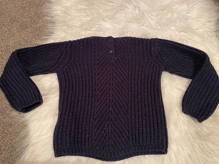 Pull en laine bleu marine pailletté 🌸 Lulu Castagnette - photo numéro 8