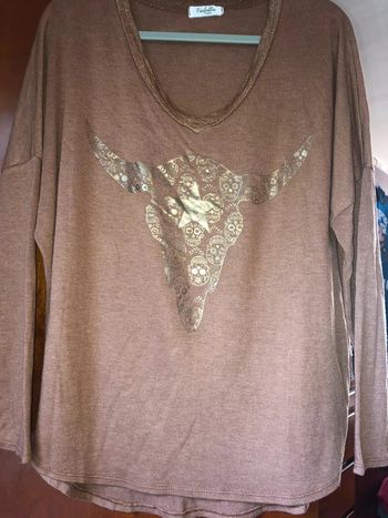 Pull tête de buffle Farfalla