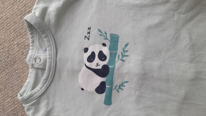 Pyjama mixte léger Panda 🐼 6 mois - photo numéro 3