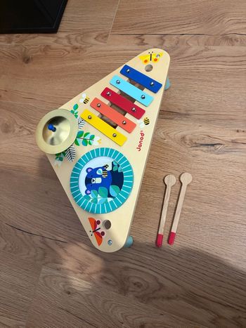 Mini batterie en bois 