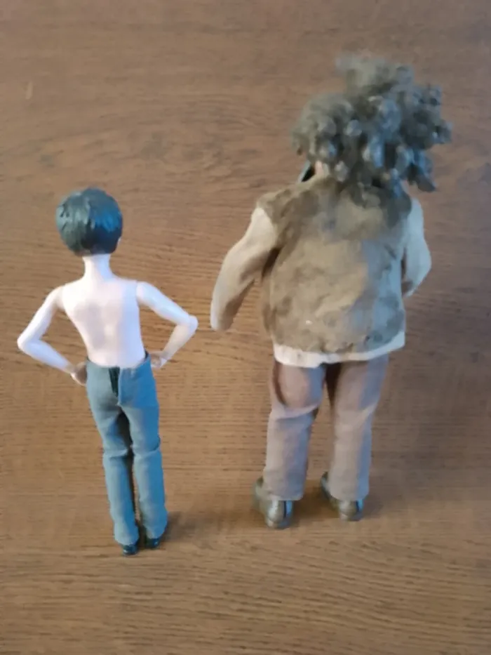 2 figurines harry potter et rubeus hagrid mattel - photo numéro 6