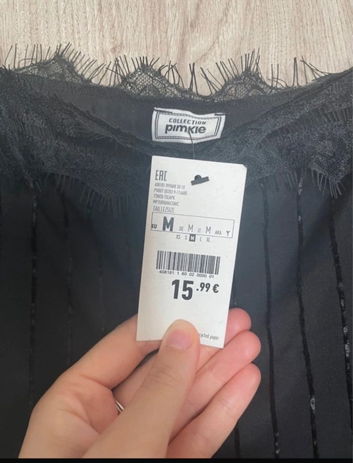 Débardeur dentelle noir - photo numéro 2